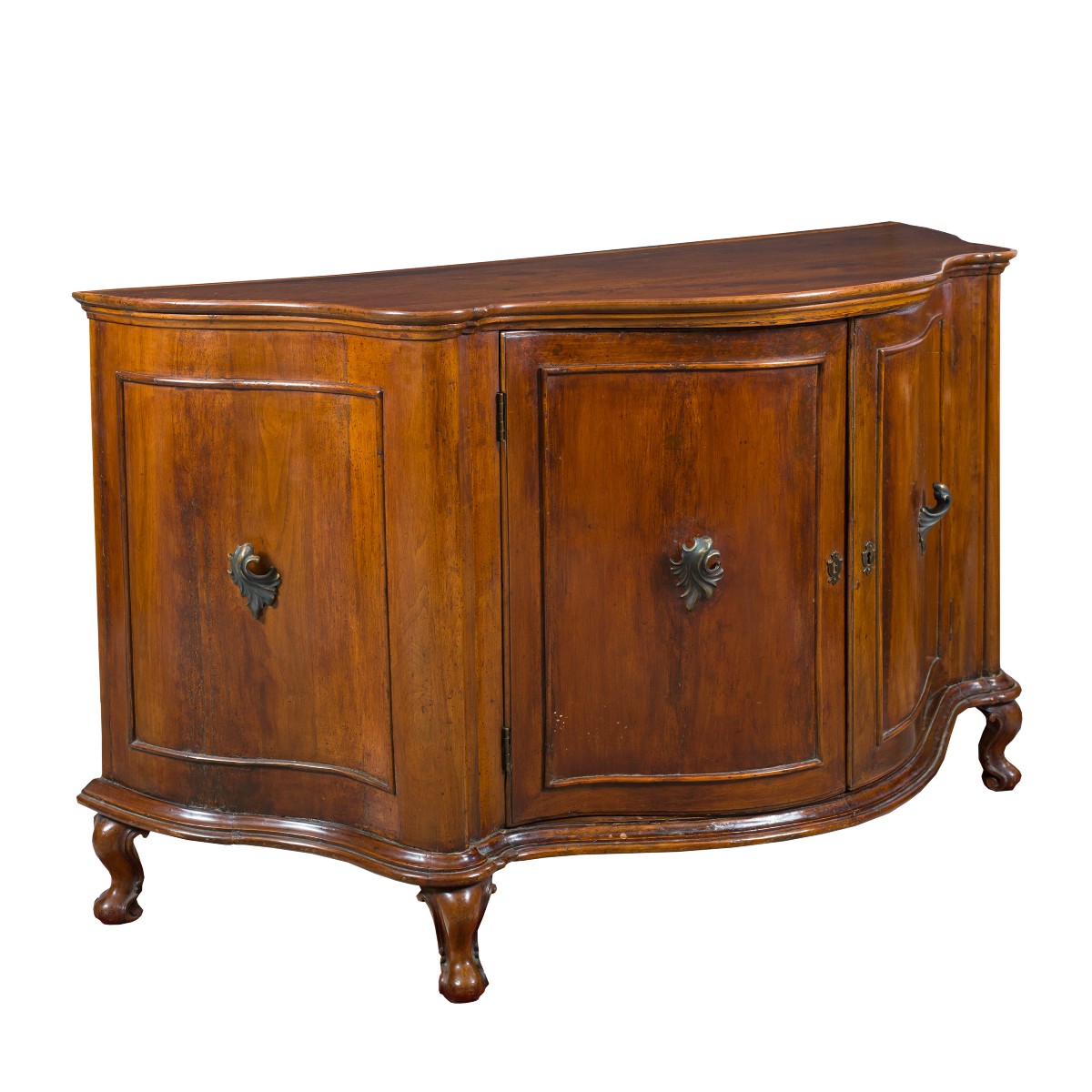 Solid Walnut Sideboard. Venice, 18th Century.-photo-2