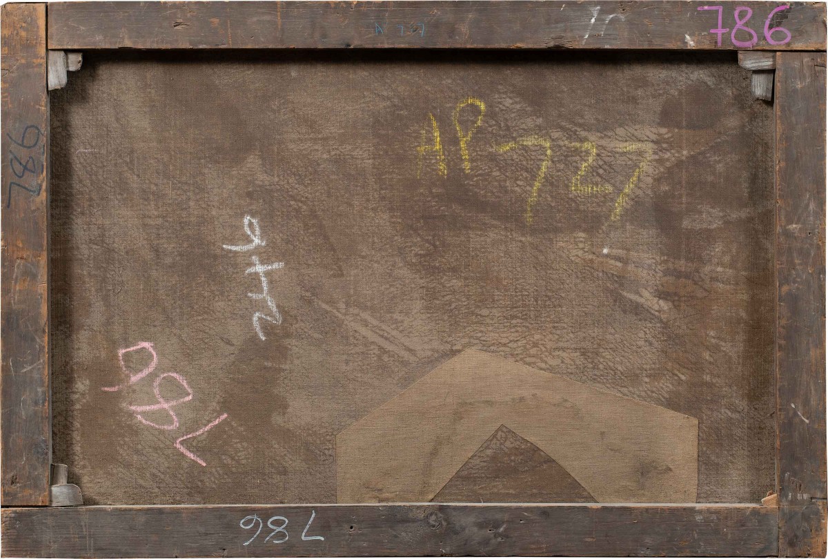 Peintre français (fin du XIXe siècle) - Mer agitée.-photo-3