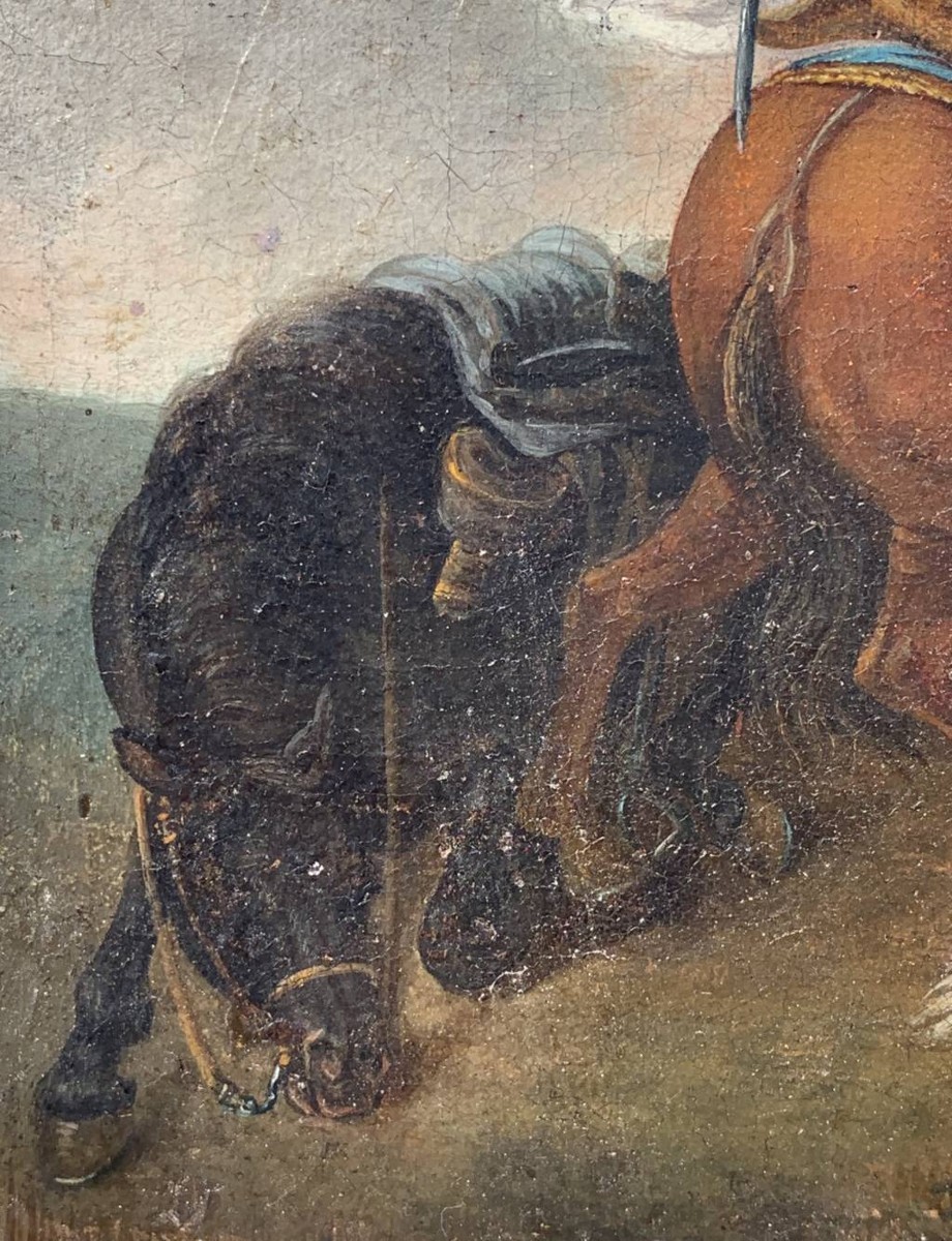 Francesco Casanova (london 1727 – Mödling 1803) Attributed To - Battle Scene On Horseback.-photo-2