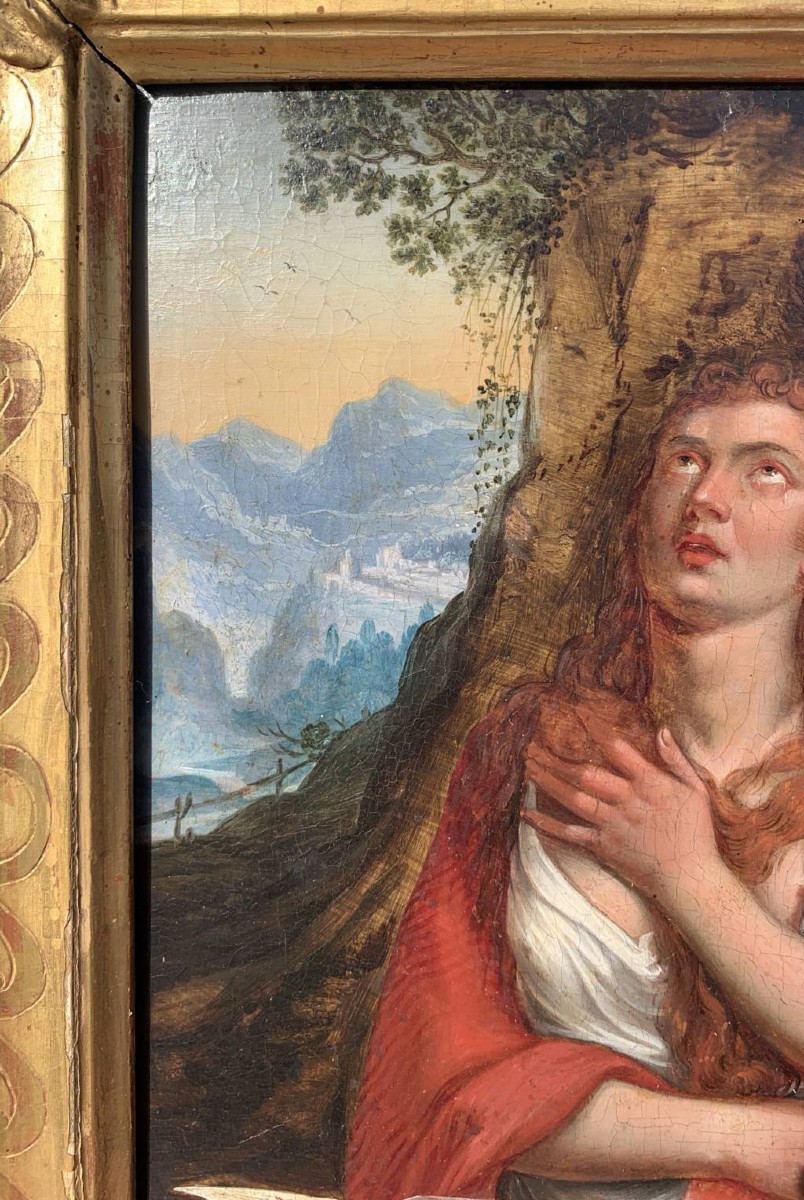 Titien (Pieve di Cadore 1488 - Venise 1576), disciple de Madeleine pénitente.-photo-1