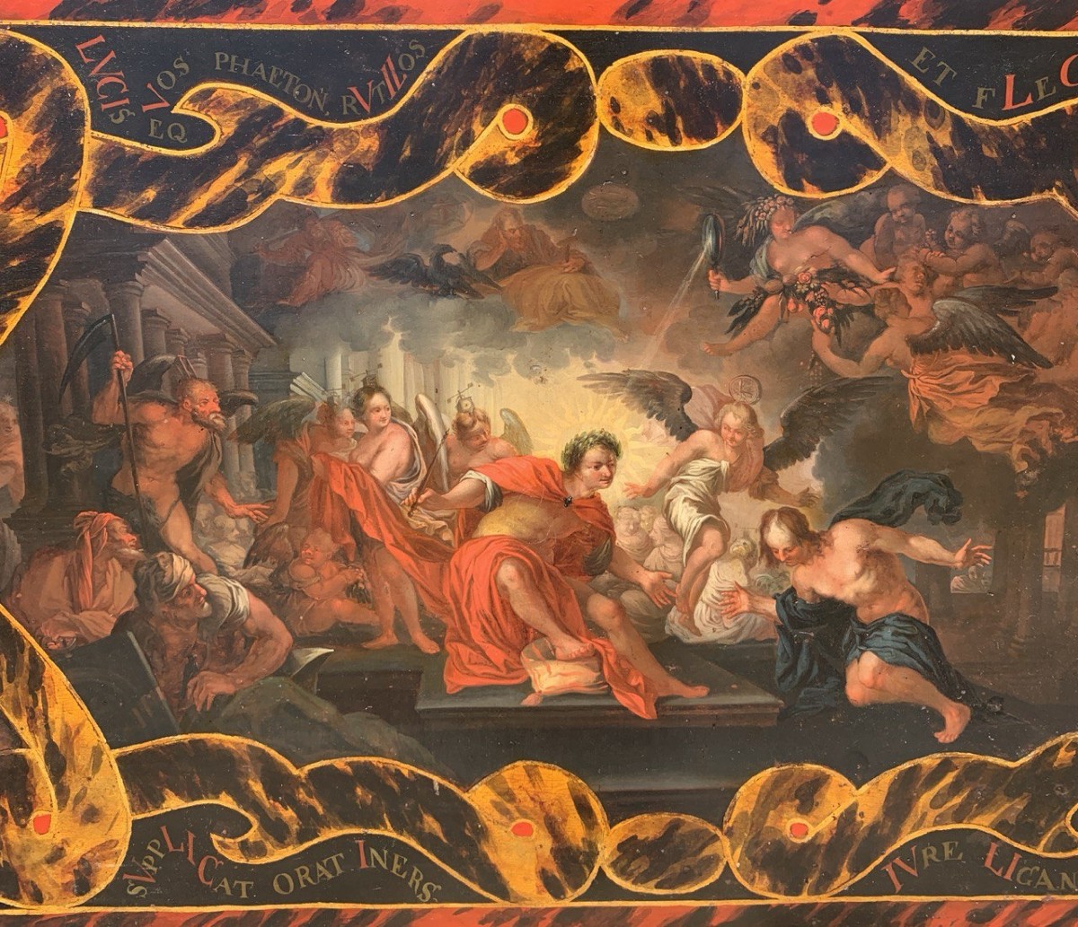 Peintre européen (XVIIe-XVIIIe siècles) - Hélios et Phaéton.-photo-4