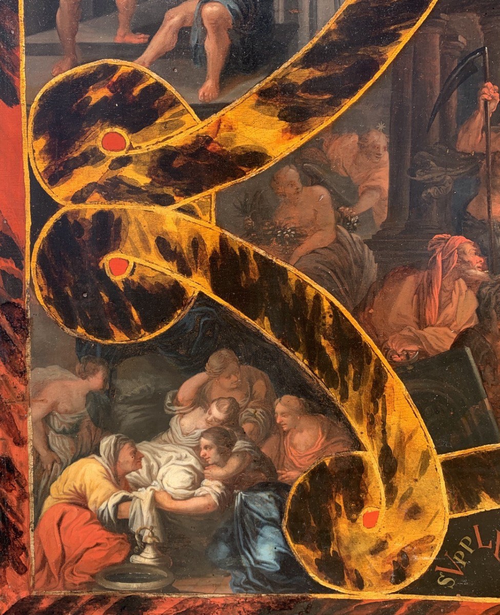Peintre européen (XVIIe-XVIIIe siècles) - Hélios et Phaéton.-photo-1