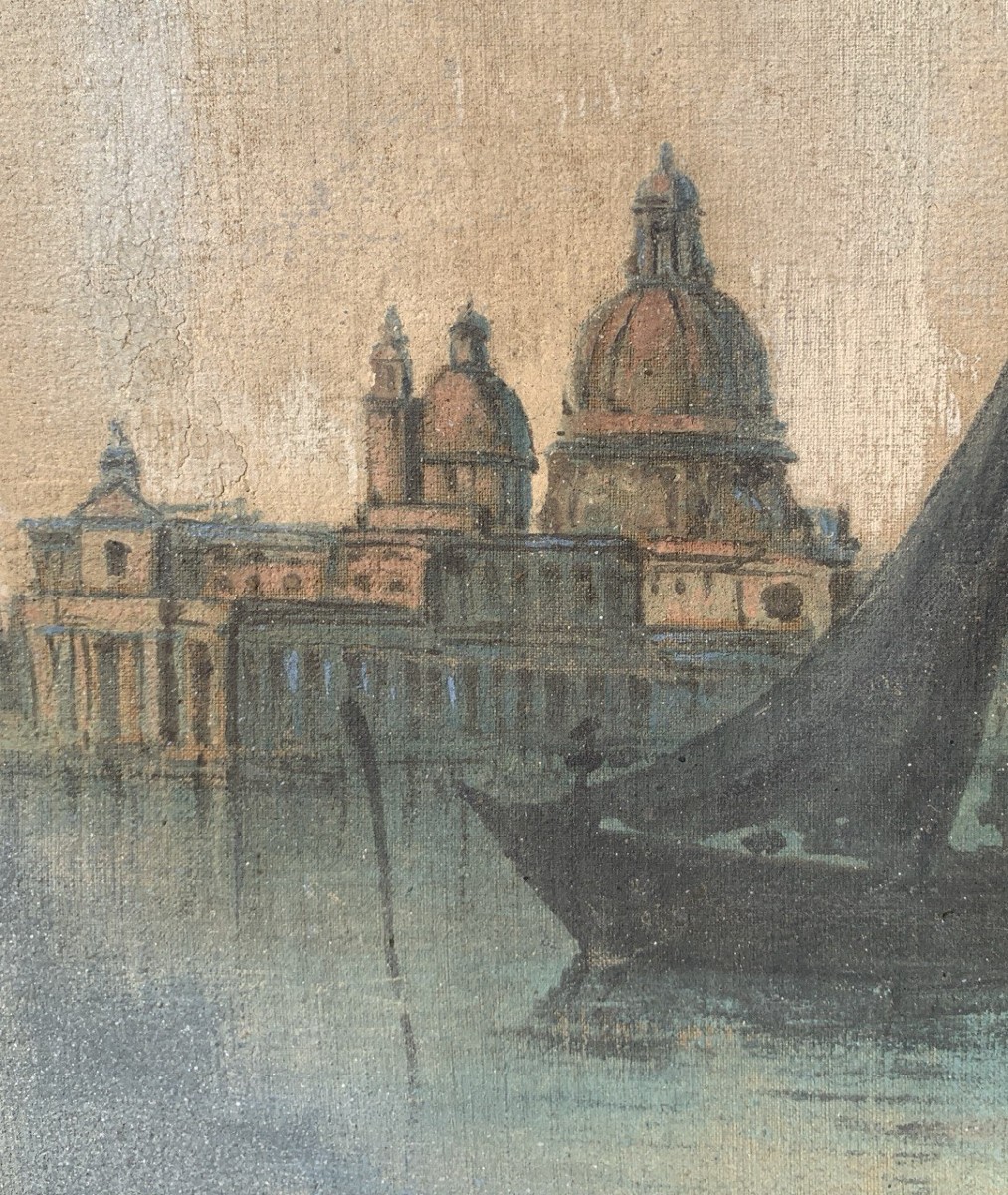 Peintre vénitien (XIXe siècle) - Venise, vue depuis la Riva degli Schiavoni.-photo-1