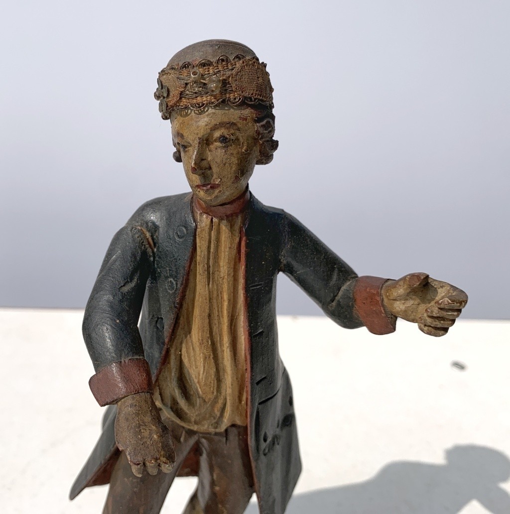 Four Small Table Sculptures - Group Of Commoners - Venice, Late 18th Century.-photo-3
