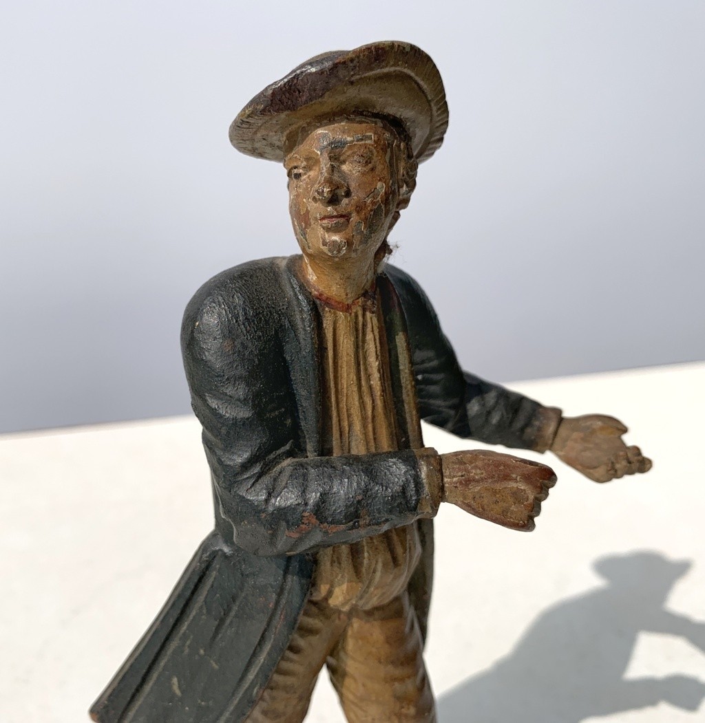 Four Small Table Sculptures - Group Of Commoners - Venice, Late 18th Century.-photo-2