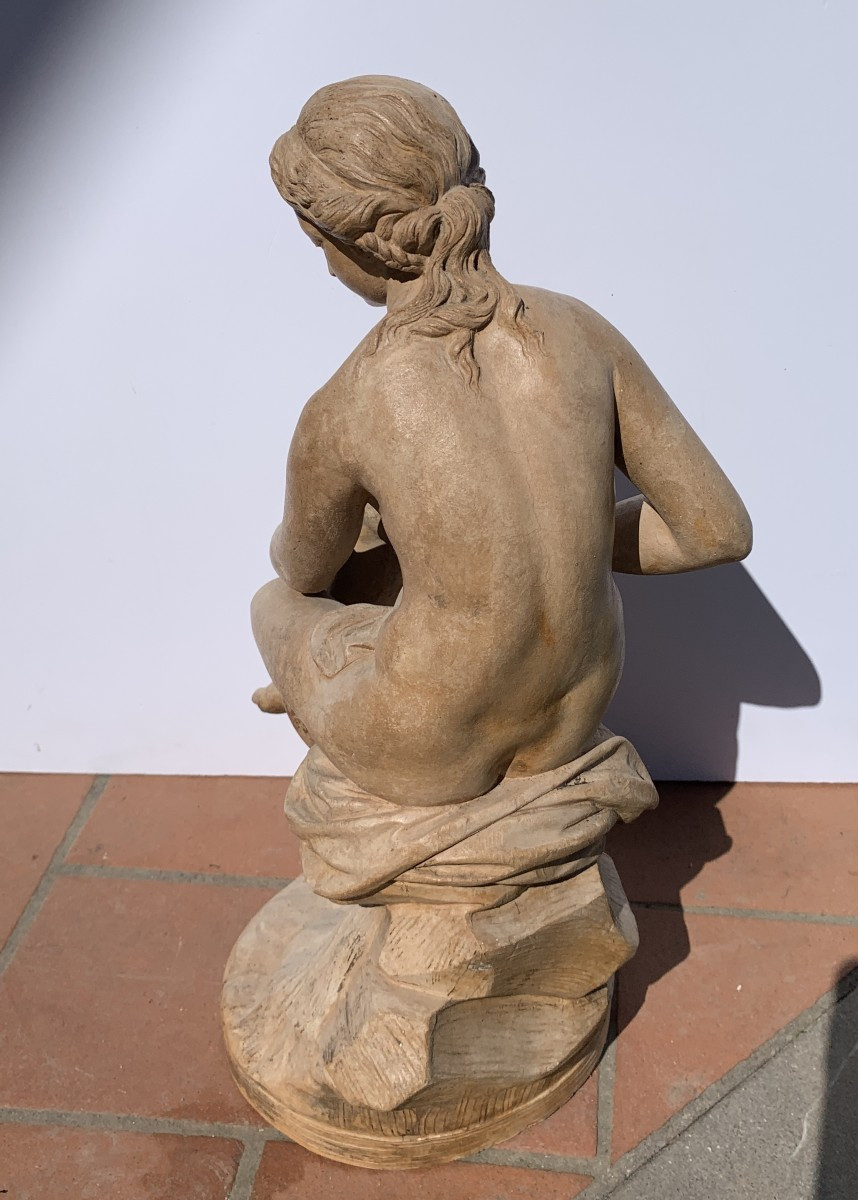 Terracotta Sculpture - Venus. Italy, 18th Century.-photo-2
