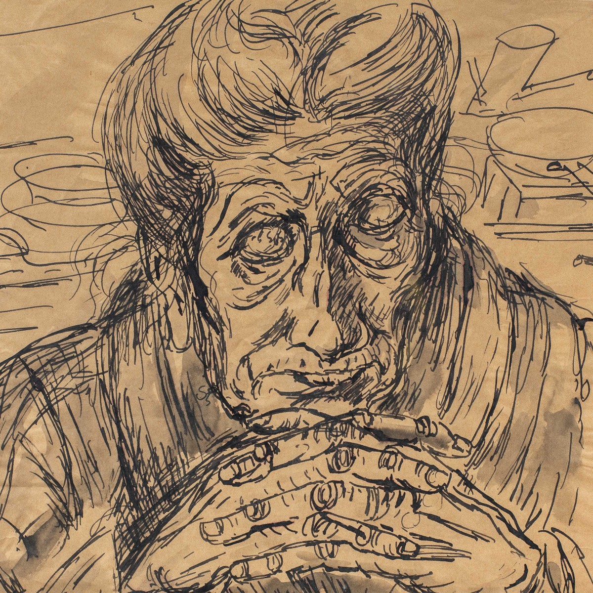 Giuseppe Migneco (Messine 1903 - Milan 1997) - La Diseuse de bonne aventure.-photo-3