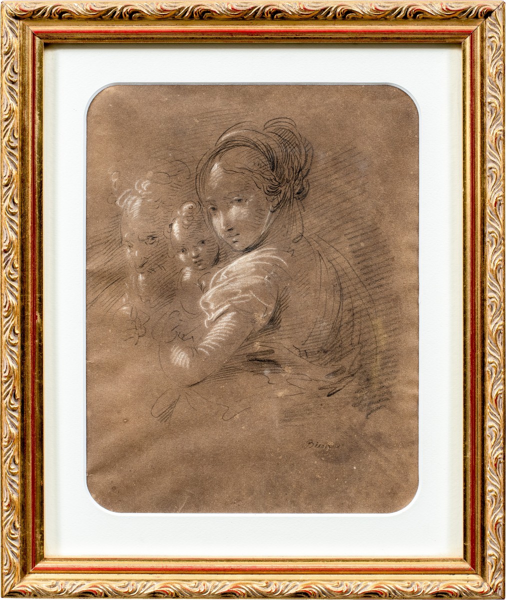 Giuseppe Bernardino Bison (palmanova 1762 - Milan 1844) - Holy Family.