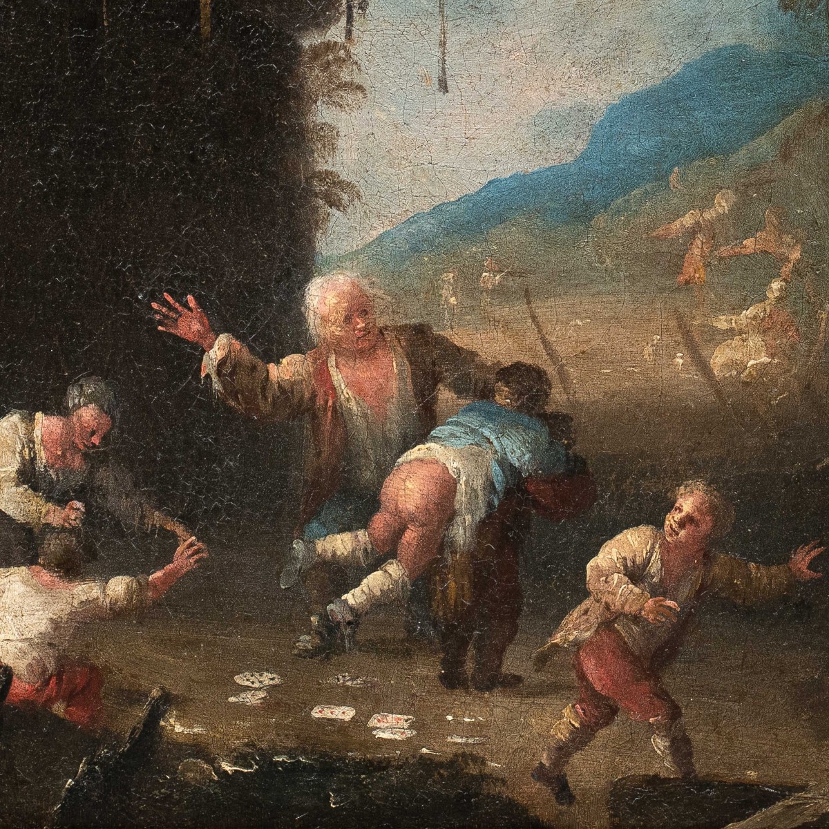 Matteo Ghidoni, Known As Matteo Dei Pitocchi (florence 1626 - Padua 1700) - Genre Scene.-photo-2