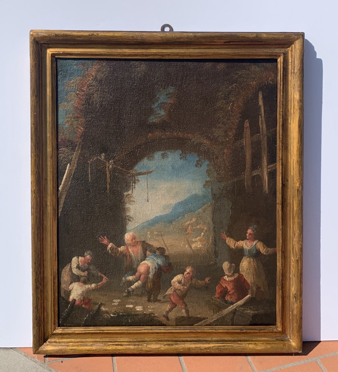 Matteo Ghidoni, Known As Matteo Dei Pitocchi (florence 1626 - Padua 1700) - Genre Scene.-photo-4