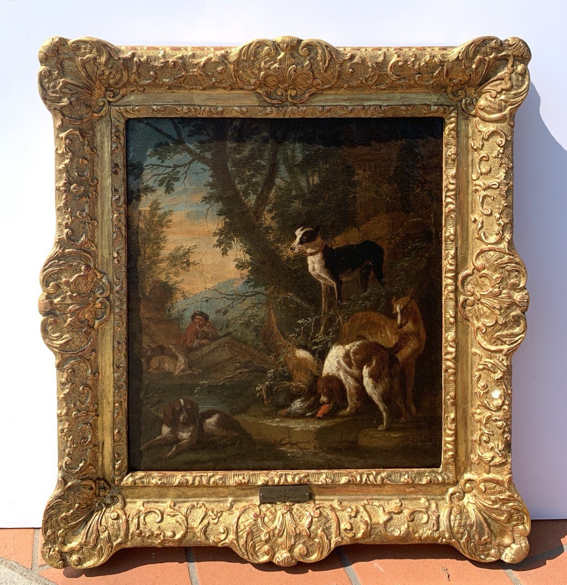 Adriaen De Grijef (leiden 1657 - Brussels 1722) - The Return From The Hunt.-photo-4