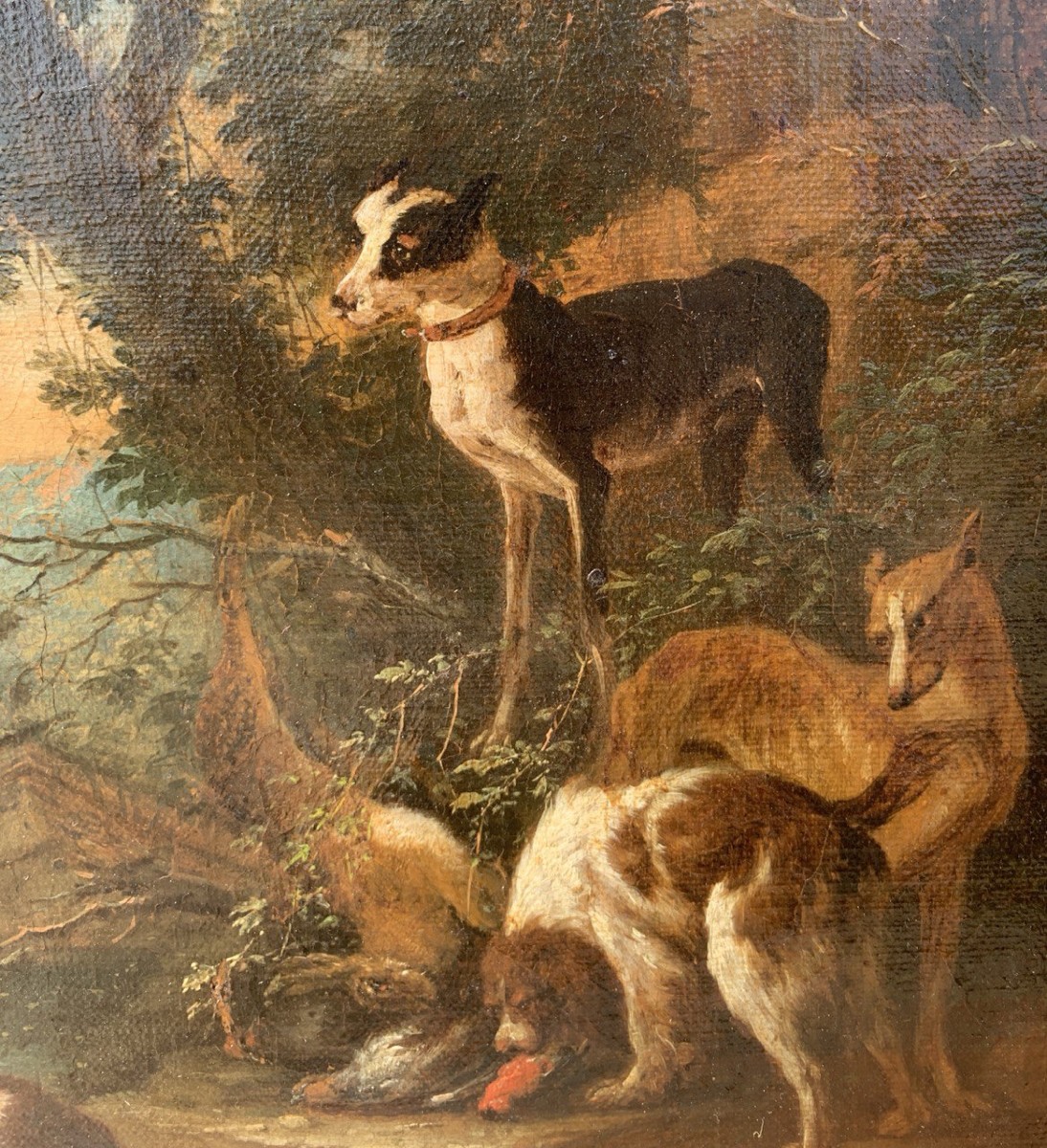 Adriaen De Grijef (leiden 1657 - Brussels 1722) - The Return From The Hunt.-photo-2