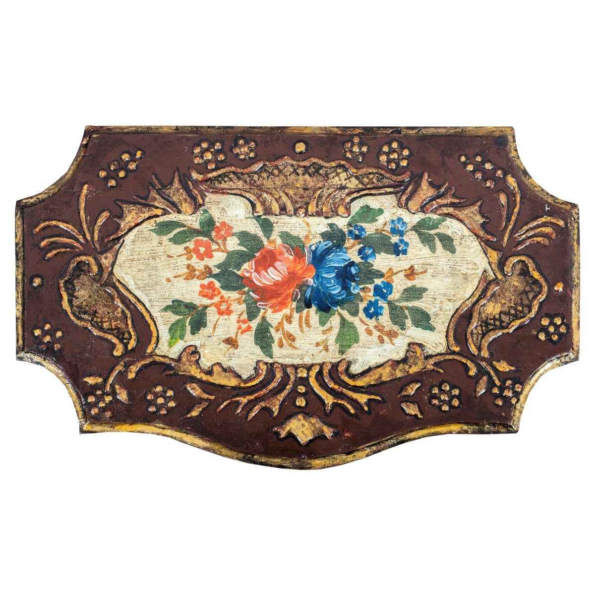 Carved, Lacquered, And Painted Wooden Jewelry Box. Venice, 18th-19th Century.-photo-4