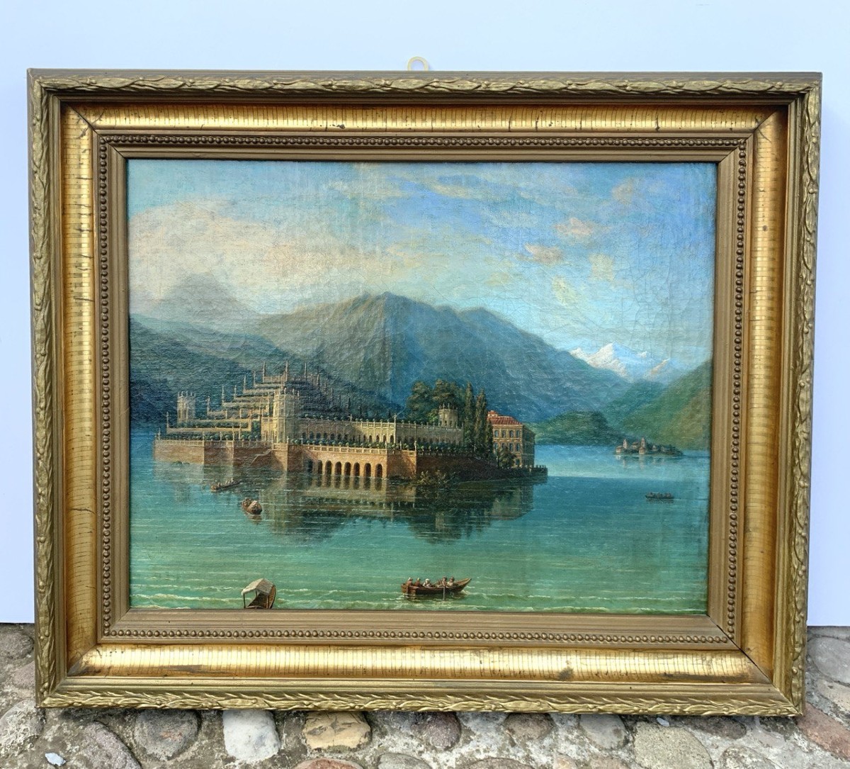Italian Painter (late 18th Century) - View Of Isola Bella.-photo-4