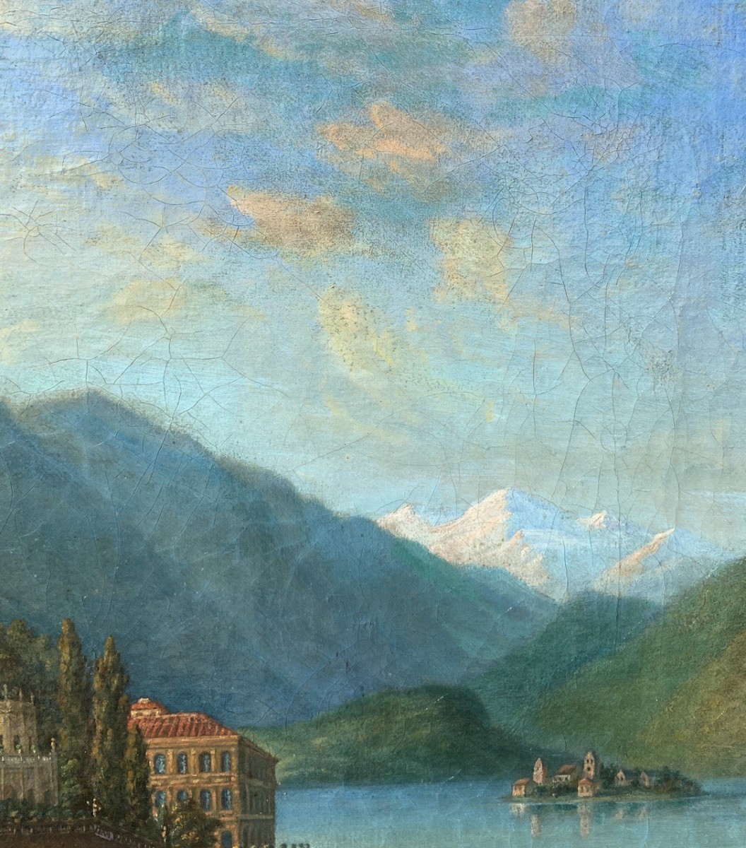 Italian Painter (late 18th Century) - View Of Isola Bella.-photo-2