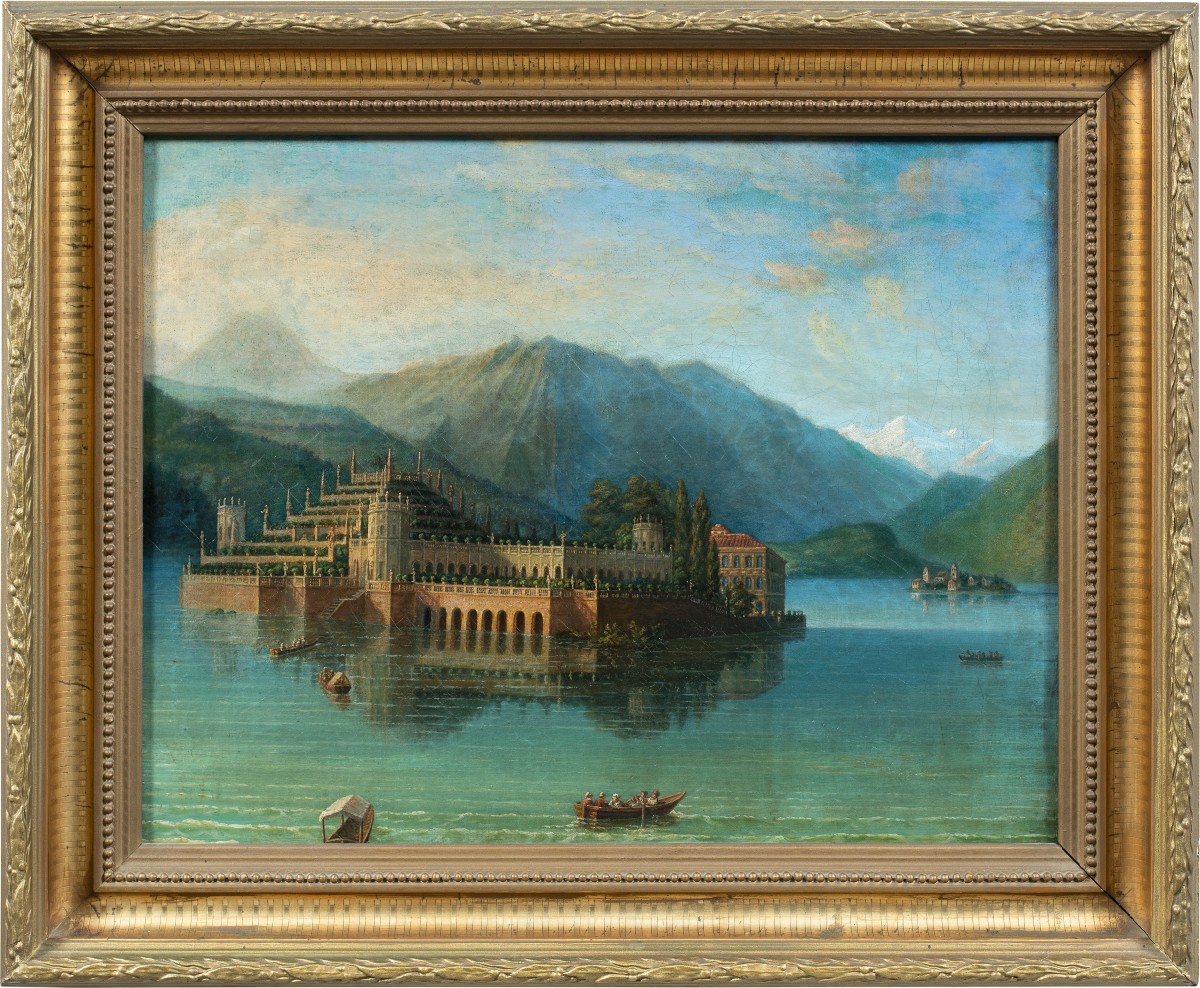 Italian Painter (late 18th Century) - View Of Isola Bella.