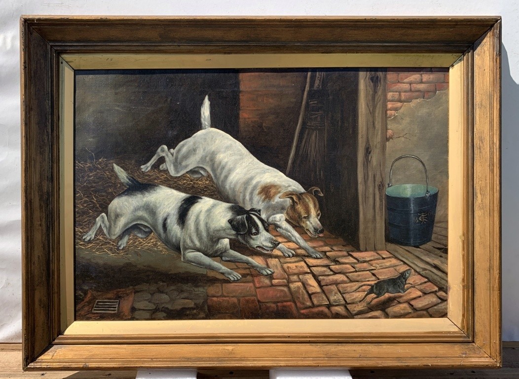 Peintre britannique (daté de 1899) - Chasse à la souris.-photo-4
