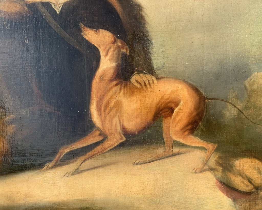 Peintre italien (fin du XIXe siècle) - Le Fauconnier.-photo-1