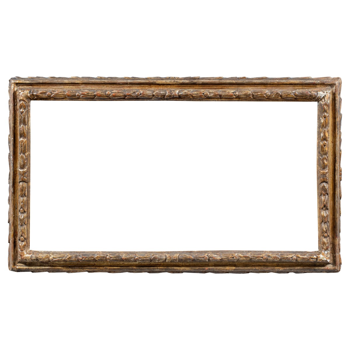 Cadre baroque en bois sculpté et doré. Lombardie, XVIIe siècle.-photo-2