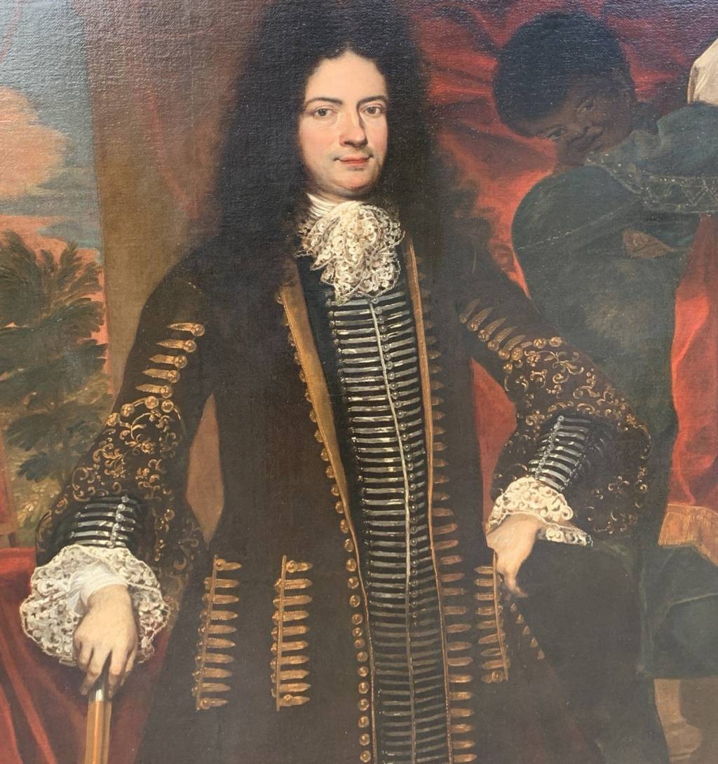 Giovanni Bernardo Carbone (genoa 1614 – Genoa 1683) - Portrait Of A Gentleman.-photo-1