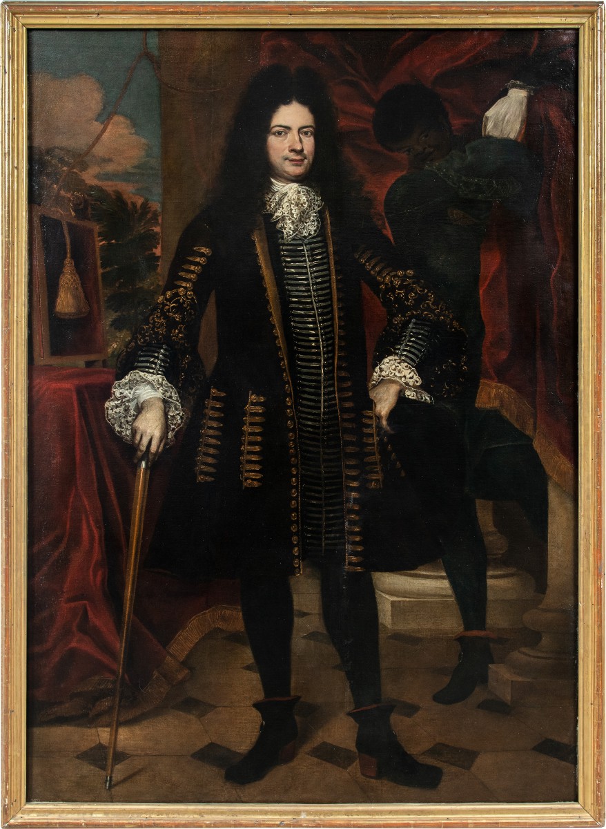 Giovanni Bernardo Carbone (genoa 1614 – Genoa 1683) - Portrait Of A Gentleman.