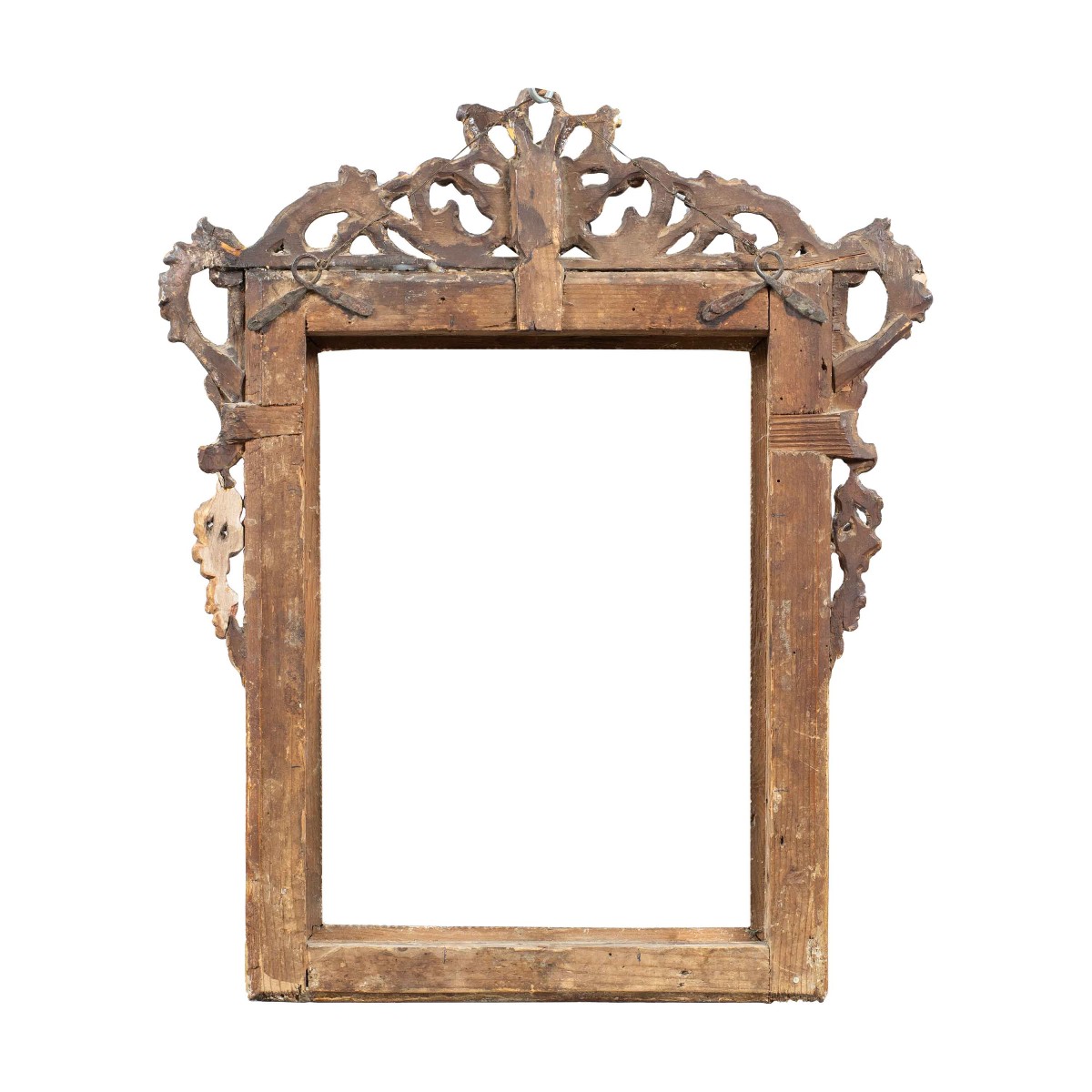 Cadre en bois sculpté et doré. Venise, XVIIIe siècle.-photo-3