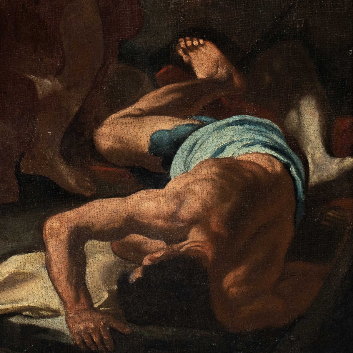 Atelier de Francesco Solimena (Canale di Serino 1657 - Barra 1747) - Allégorie de l'Amérique.-photo-2