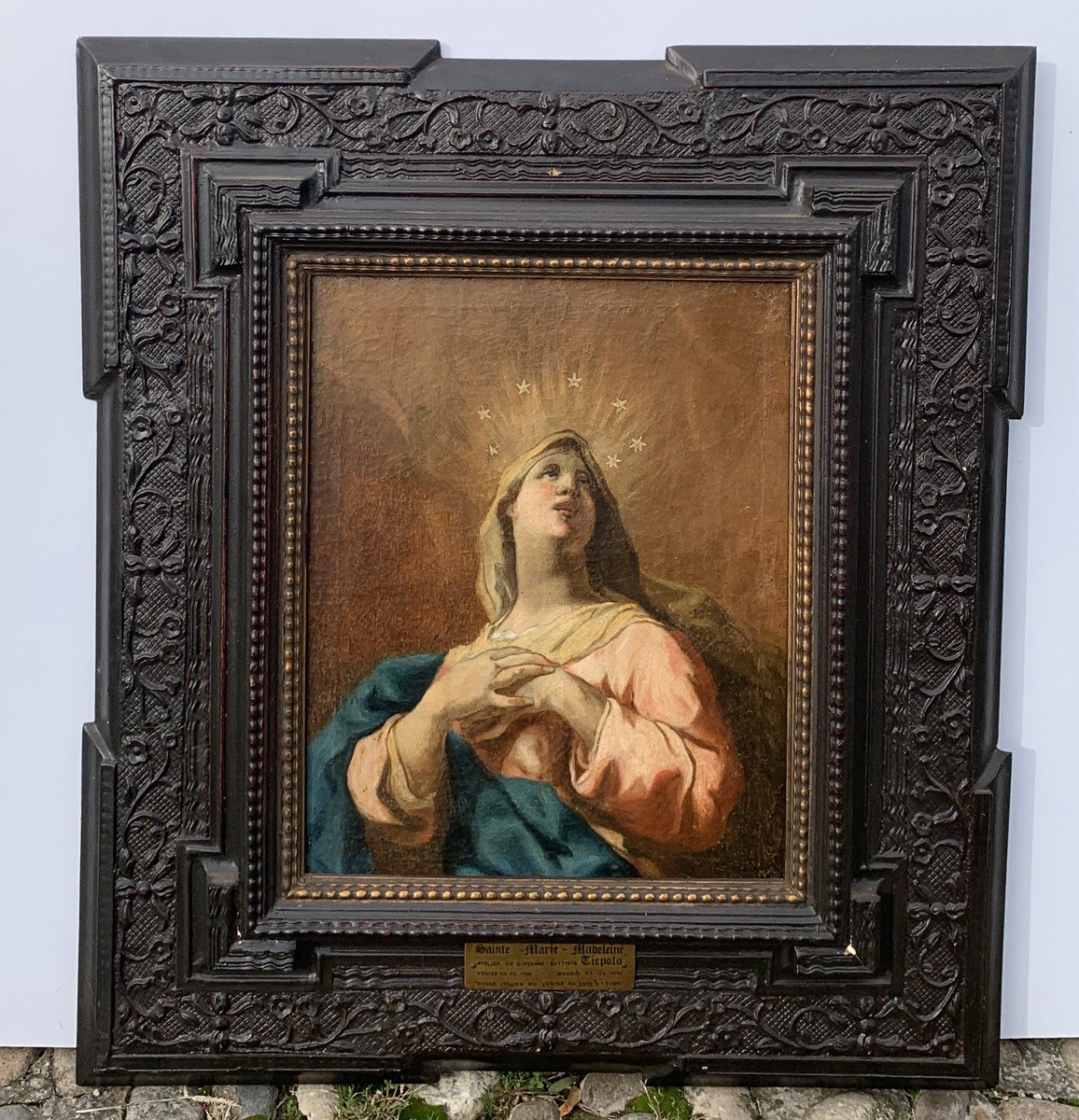 Venetian Painter (18th Century) - Mary Magdalene.-photo-4