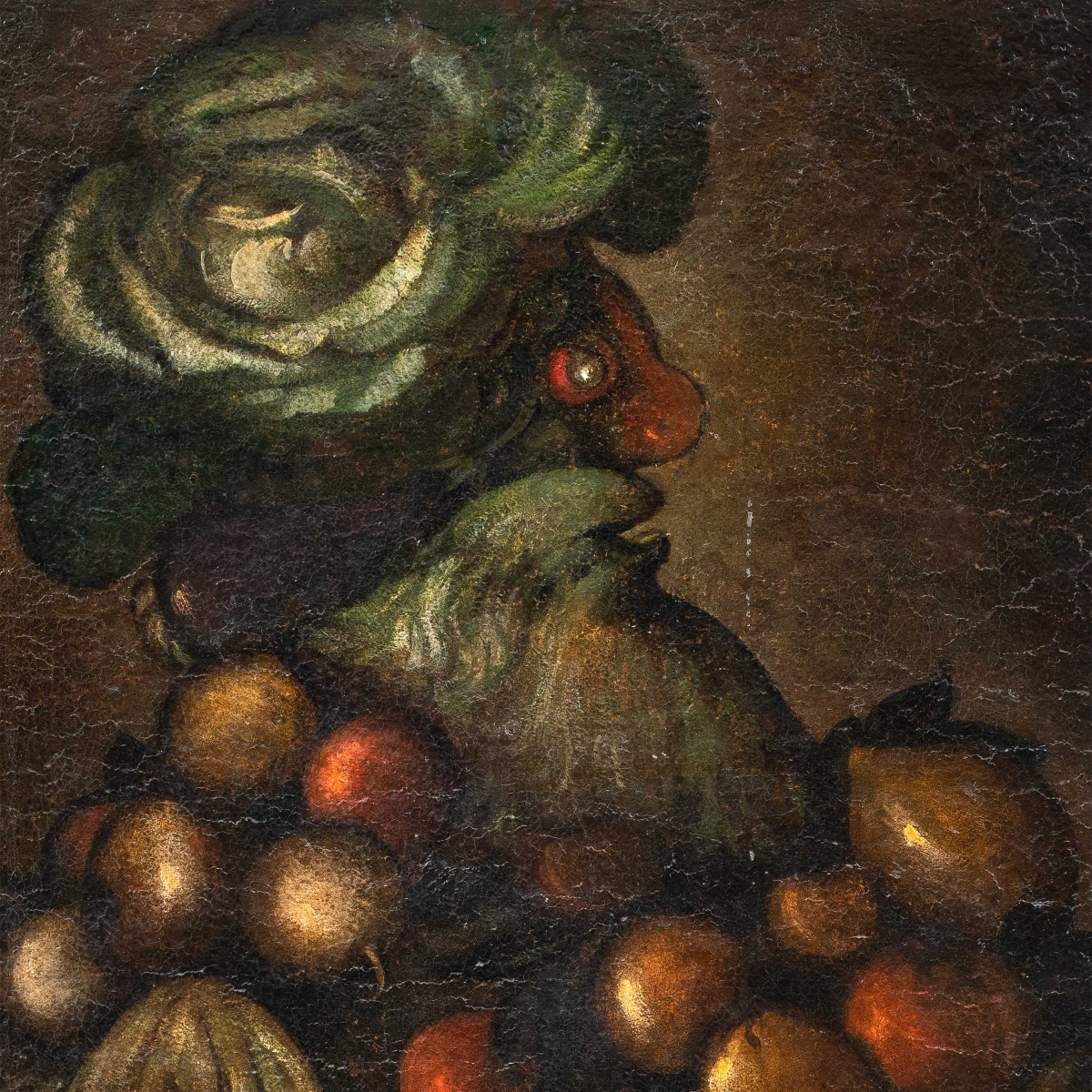 Follower Of Giuseppe Arcimboldo (milan 1527 - Milan 1593) - Allegory Of Autumn.-photo-2
