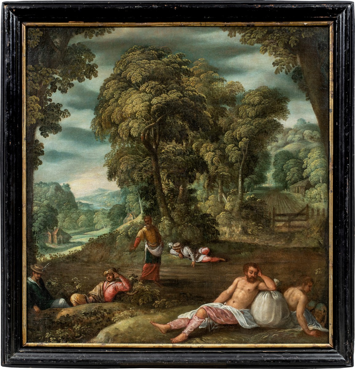 Pauwels Franck, Known As Paolo Fiammingo (xvi) - Parable Of The Devil Sowing Wealth.