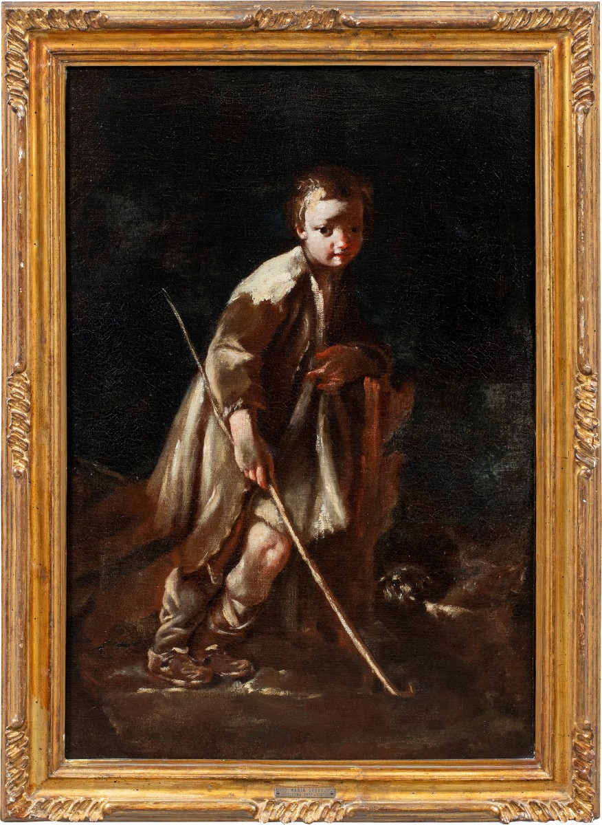 Giuseppe Maria Crespi, Known As Lo Spagnoletto (bologna 1665 - Bologna 1747) - Pair Of Children-photo-2