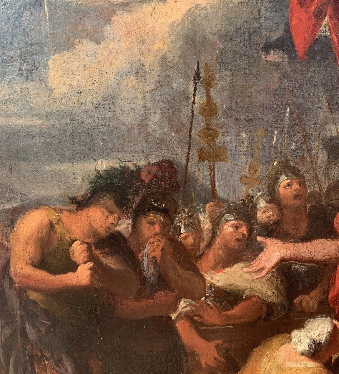 Attribué à Pier Dandini (Florence 1646 - Florence 1712) - La Continence de Scipion.-photo-1