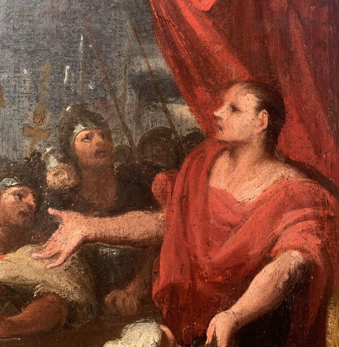 Attribué à Pier Dandini (Florence 1646 - Florence 1712) - La Continence de Scipion.-photo-2