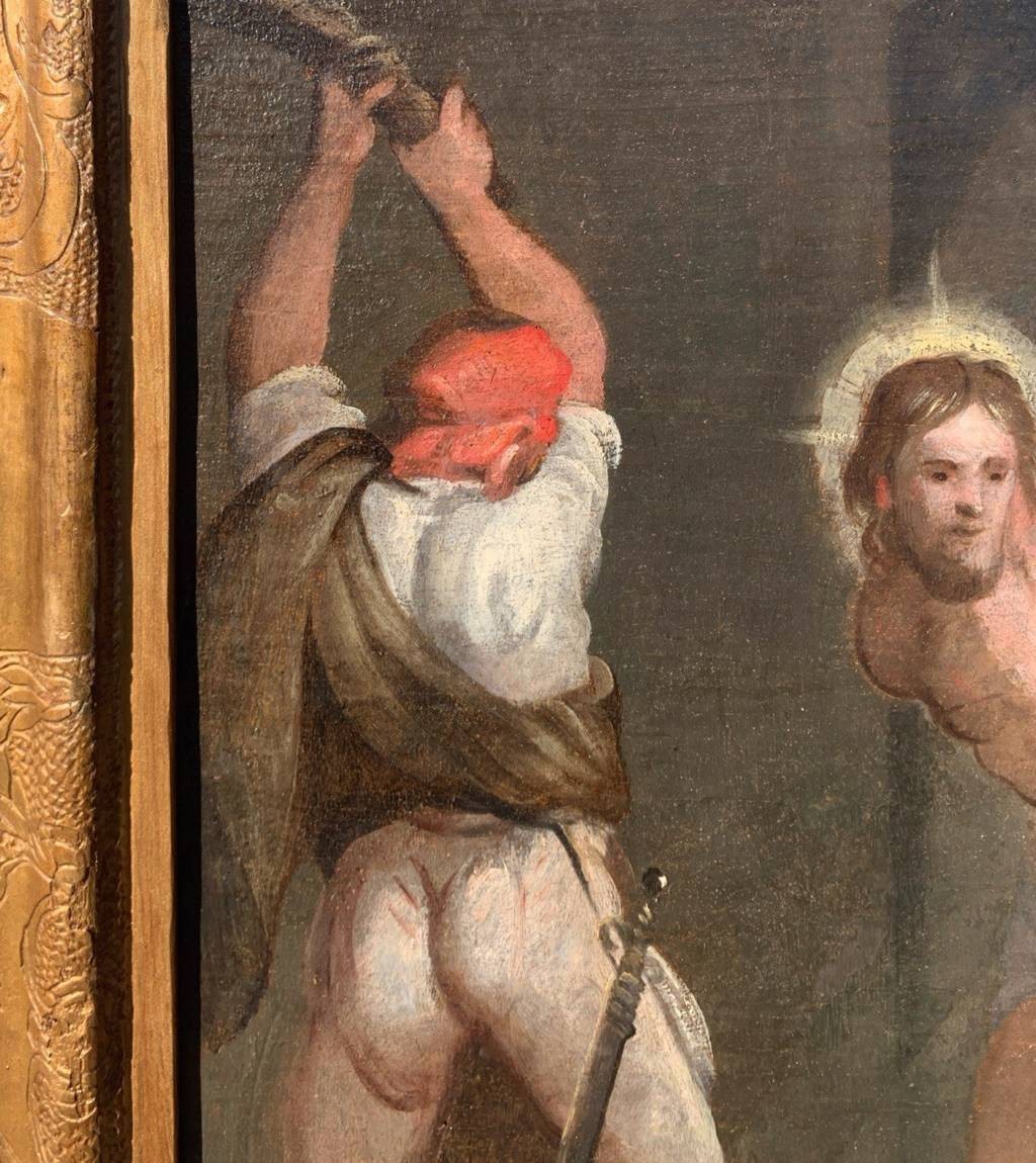 Piero Di Giovanni Bonaccorsi, Known As Perin Del Vaga Workshop Of - Flagellation Of Christ XVI-photo-2