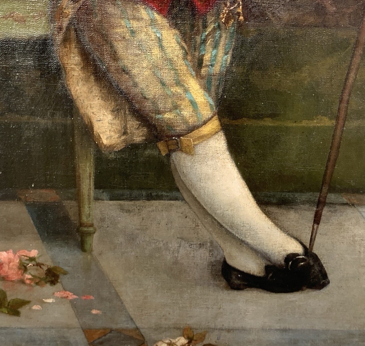 Italian Painter (active 19th-20th Centuries) - Portrait Of An Aristocratic Child.-photo-3