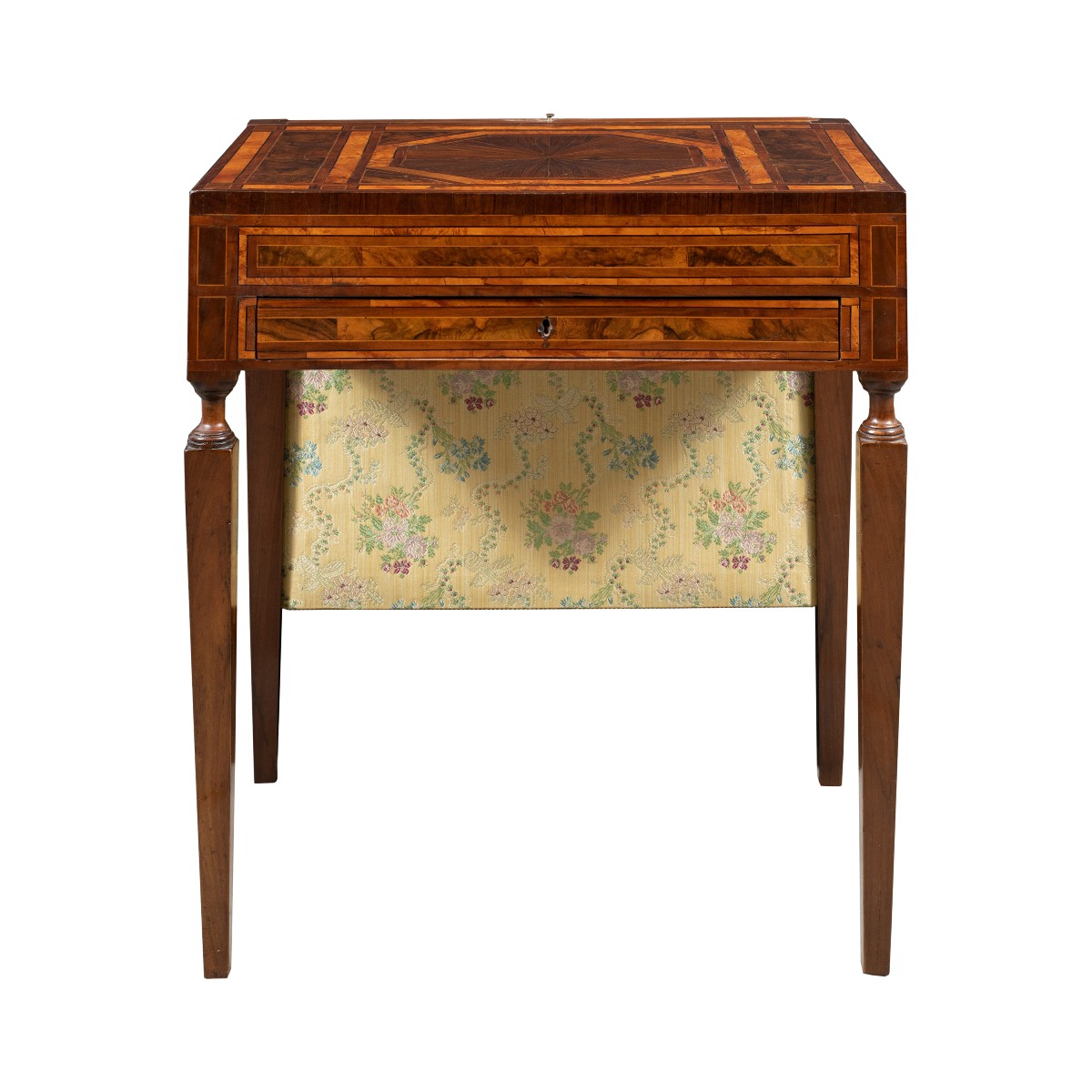 Writing Table With Pull-out Divider. Emilia, Late 18th Century.-photo-2