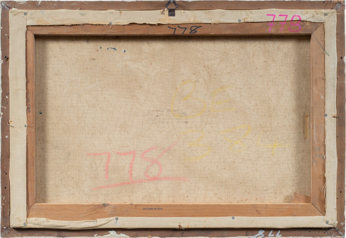 William Langton (british, Late 19th Century) - Lake At Sunset.-photo-3