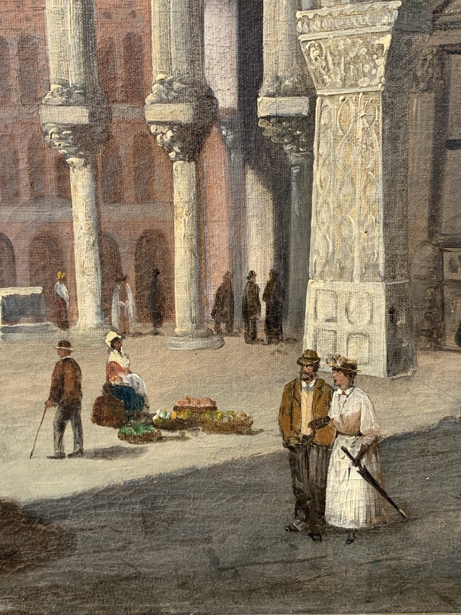 Ippolito Nicolò Spinola di Lerma (Gênes 1778 – Turin 1856) - Venise, Vue de la place Saint-Marc-photo-1