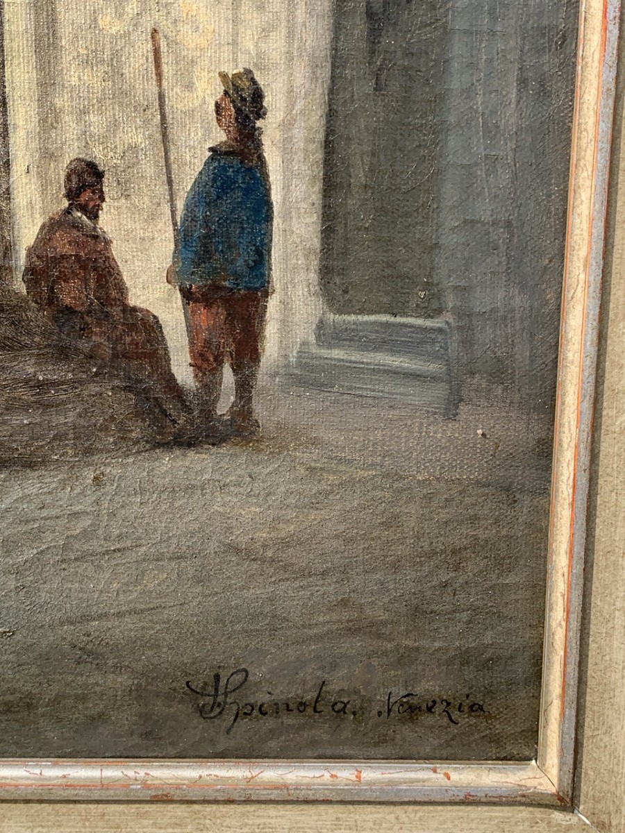 Ippolito Nicolò Spinola di Lerma (Gênes 1778 – Turin 1856) - Venise, Vue de la place Saint-Marc-photo-2