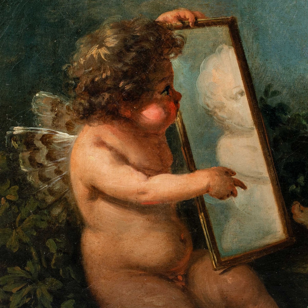 Fedele Fischetti (Naples 1732 - Naples 1792) - Allégorie de la Vanité.-photo-3