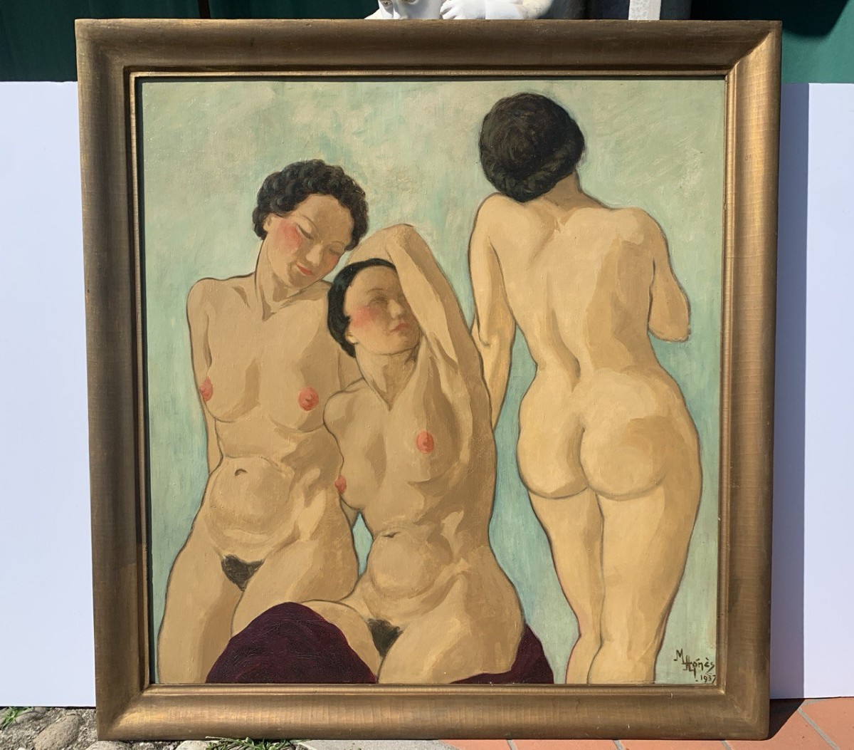 Marguerite Agnes (1894-1960) - Nus féminins.-photo-1