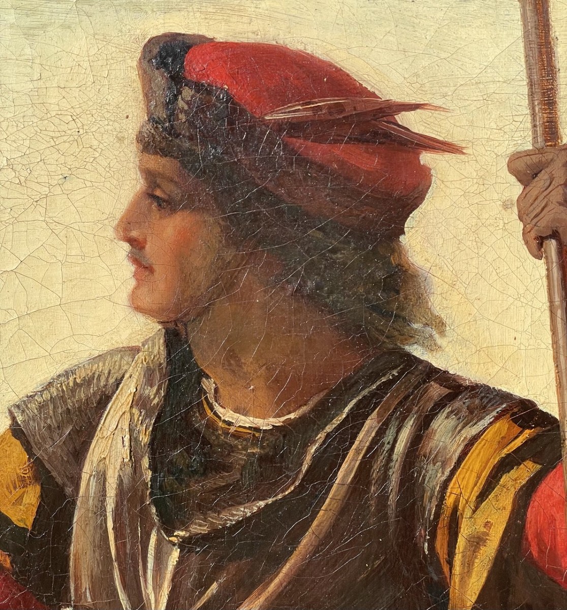 Peintre romantique (seconde moitié du XIXe siècle) - Le Soldat.-photo-1