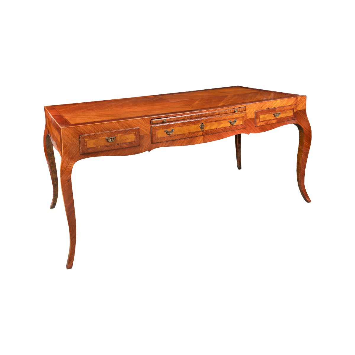 Bureau de notaire plaqué noyer et orné de palissandre – Venise, troisième quart du XVIII.-photo-2