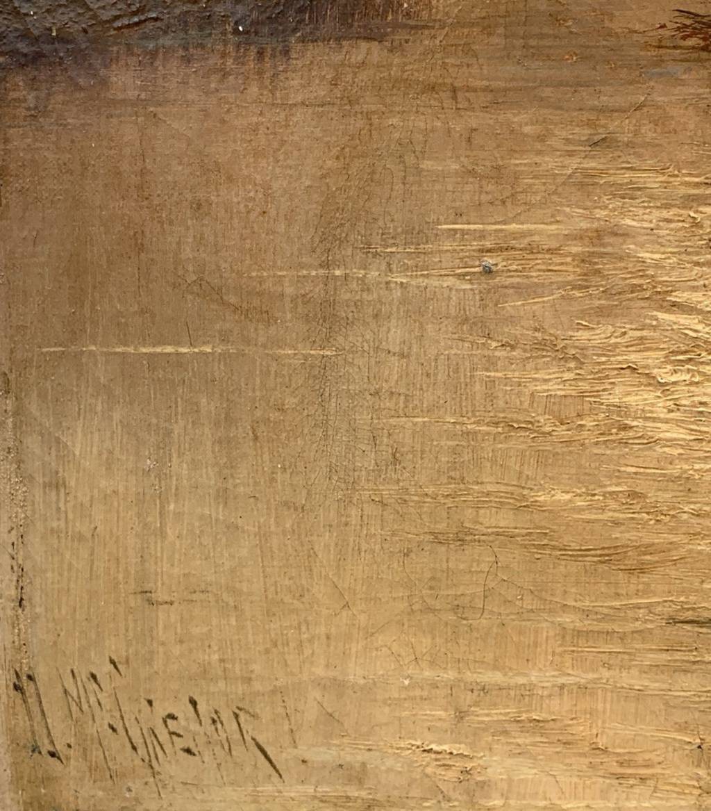 John MacWhirter RA (Slateford, Édimbourg 1839 - Londres 1911) — Vue du Loch Lomond.-photo-2