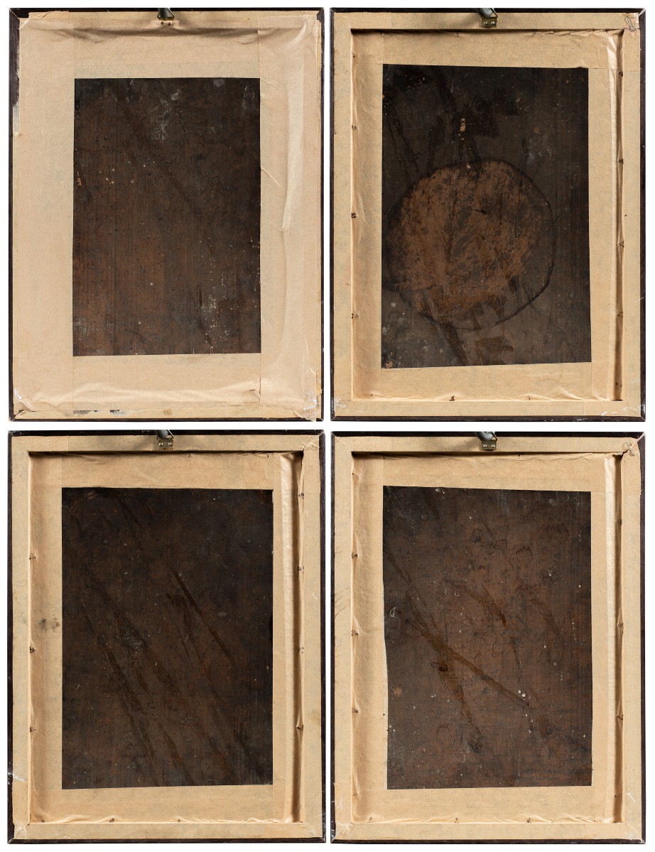 Peintre italien (XVIIIe siècle) - Les Quatre Évangélistes.-photo-2