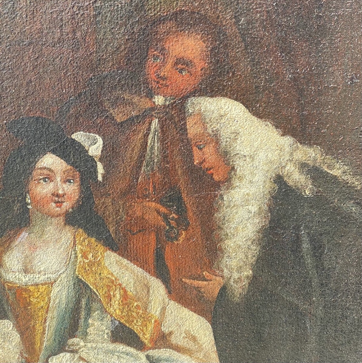 Workshop Of Pietro Longhi (venice 1702 - Venice 1785) - The Prosecutor's Meeting With His Wife.-photo-1