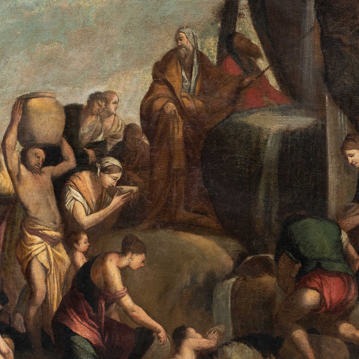 Workshop Of Giulio Carpioni (venice 1613 - Vicenza 1678) - Moses Brings Water From The Rock.-photo-2