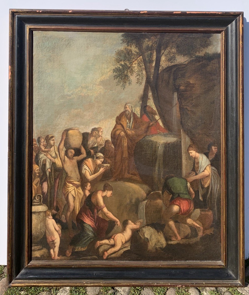 Workshop Of Giulio Carpioni (venice 1613 - Vicenza 1678) - Moses Brings Water From The Rock.-photo-4