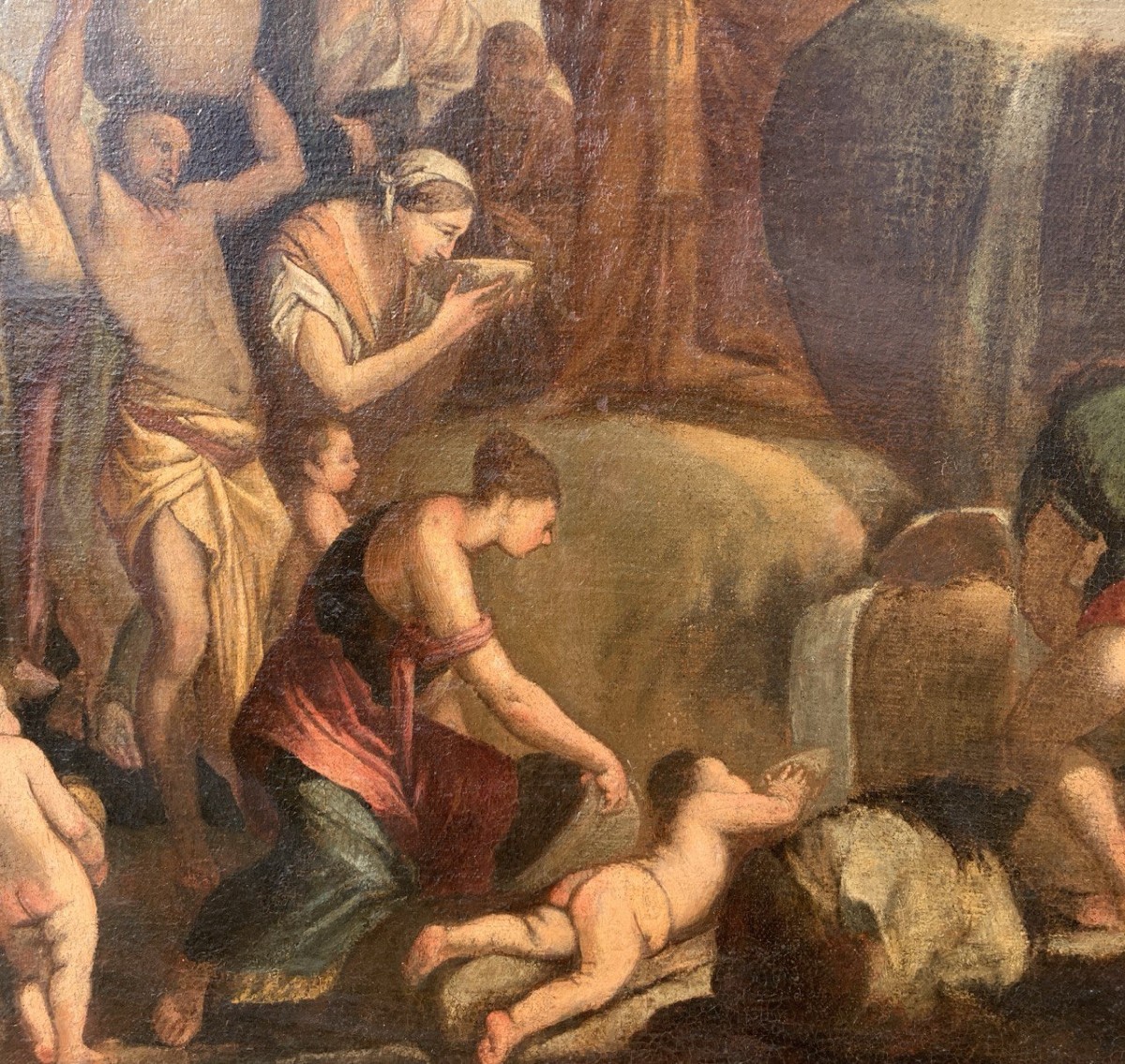 Workshop Of Giulio Carpioni (venice 1613 - Vicenza 1678) - Moses Brings Water From The Rock.-photo-2