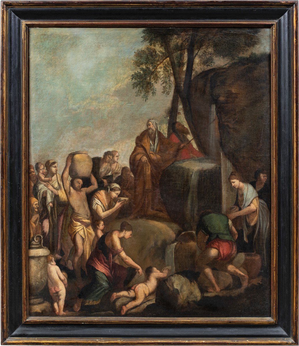 Workshop Of Giulio Carpioni (venice 1613 - Vicenza 1678) - Moses Brings Water From The Rock.